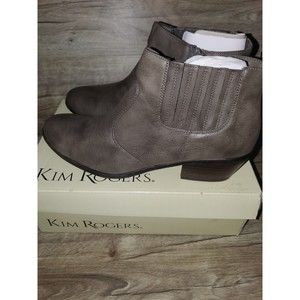 Kim Rogers Taupe Pacie Bootie Size 11m Women's